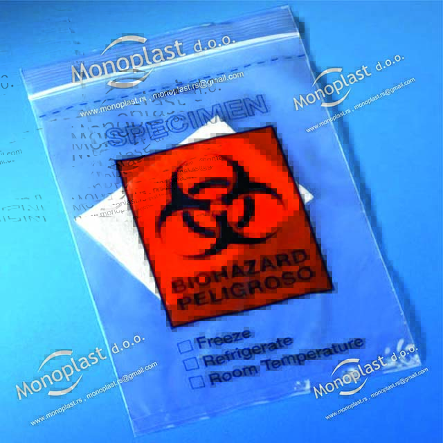 Biohazard zip kese
